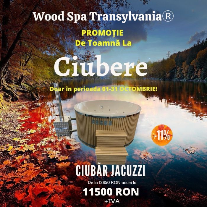 Promotie de toamna - Ciubar cu Jacuzzi - Produs in Romania