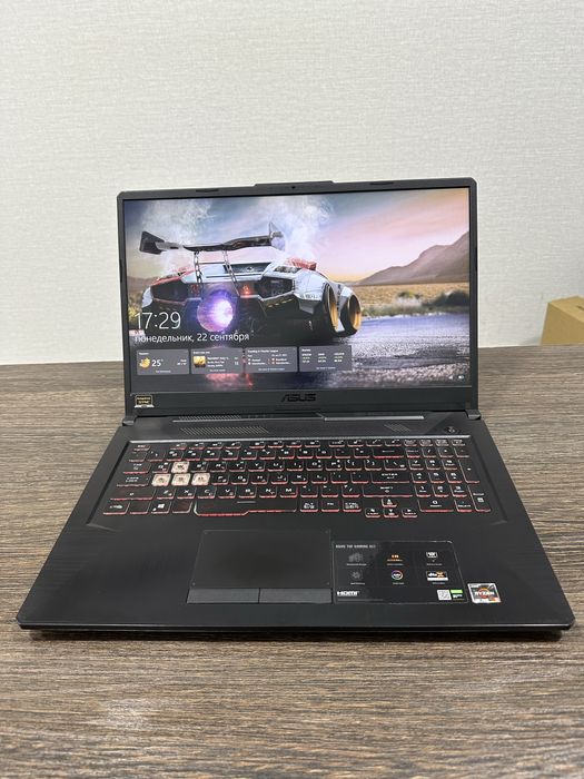 мощный 12-яденый ноутбук Asus Tuf Gaming F17, 1650 Ti 4Gb