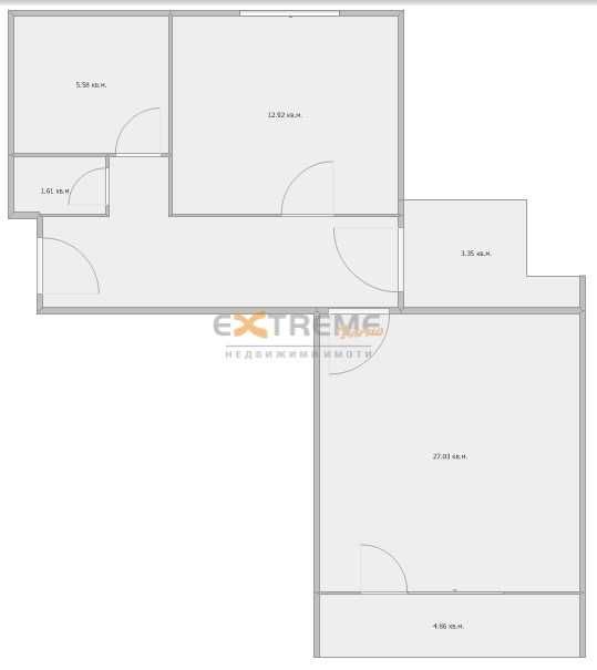 Стилен двустаен апартамент с възможност за гараж или паркомясто