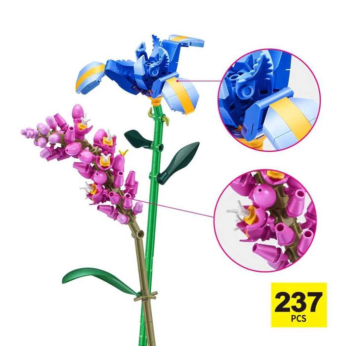 Конструктор Zuru MAX Flowers букет цветя lego лего