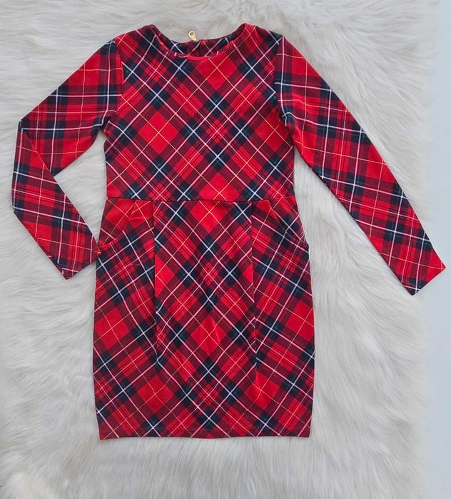 Детска карирана рокля H&M 8-10 години