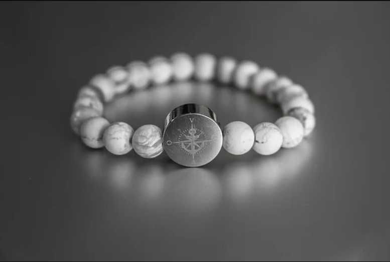 Гривна от мраморен камък VOOV