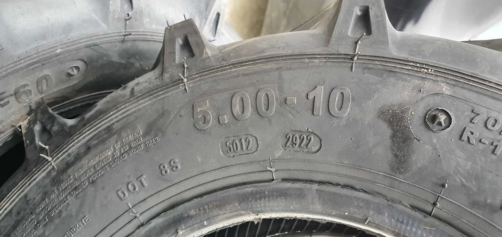 5.00-10 marca Petlas caucicuri noi pentru motocoasa Lombardini 3CTS