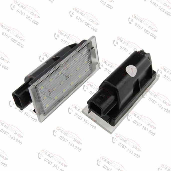 Set lampi LED numar Renault Clio, Megane, Laguna, Master II, Twingo II