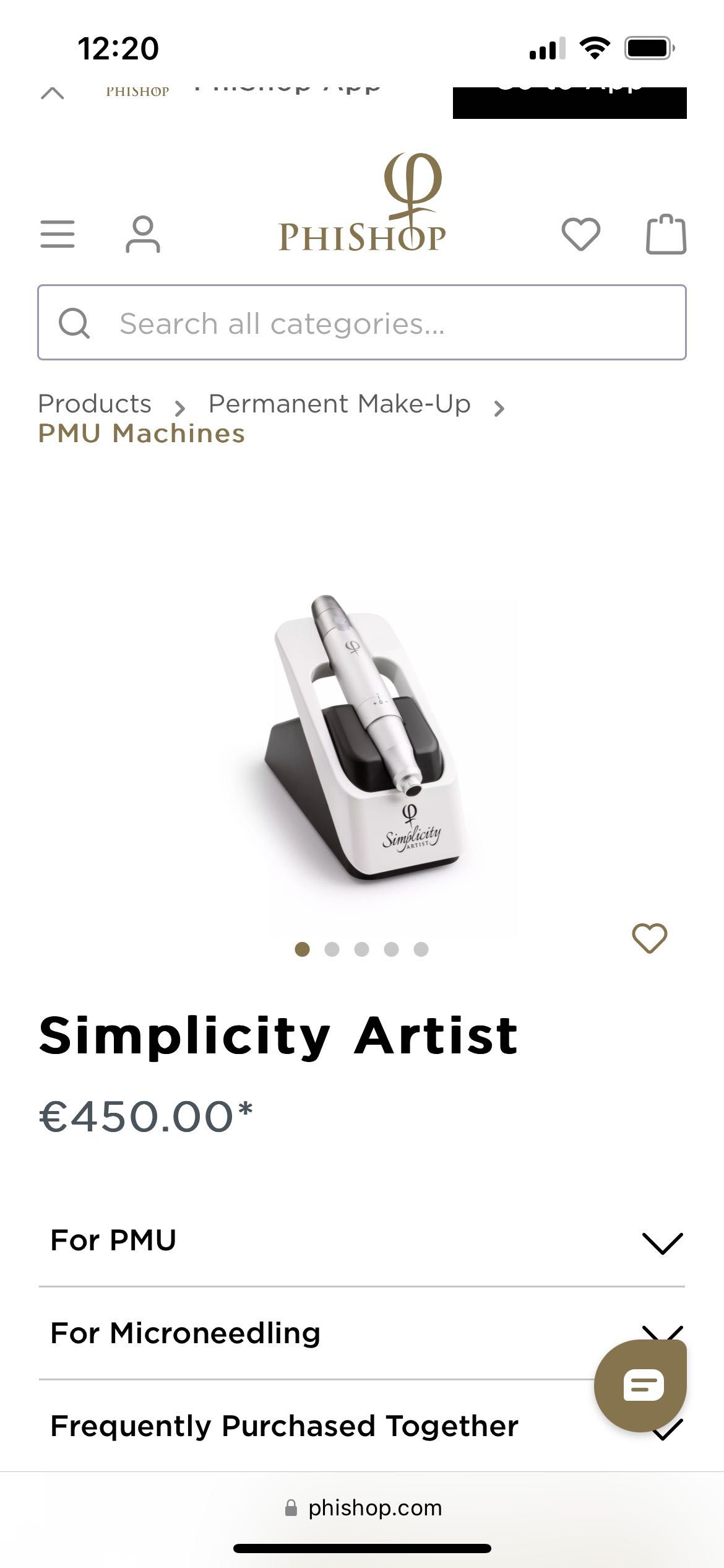 PhiAcademy Simplicity Artist машина за перманентен грим