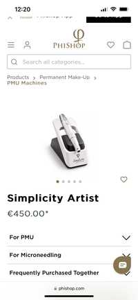 PhiAcademy Simplicity Artist машина за перманентен грим