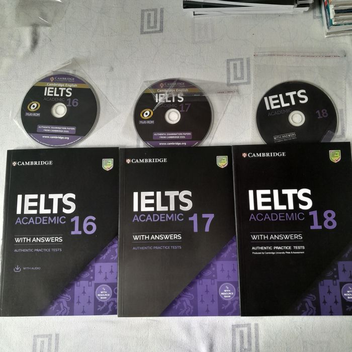Английская версия Ielts 15, 16, 17, 18, 19 оригинал, не сканер и не ко