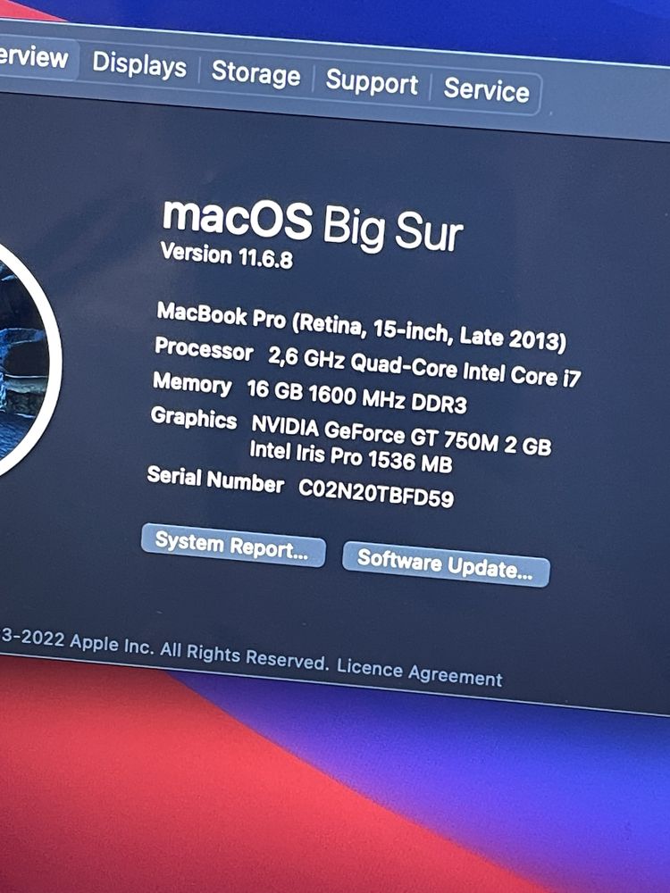 Macbook Pro 15 Retina LA CUTIE SSD 512 i7 16 Gb nvidia gt750