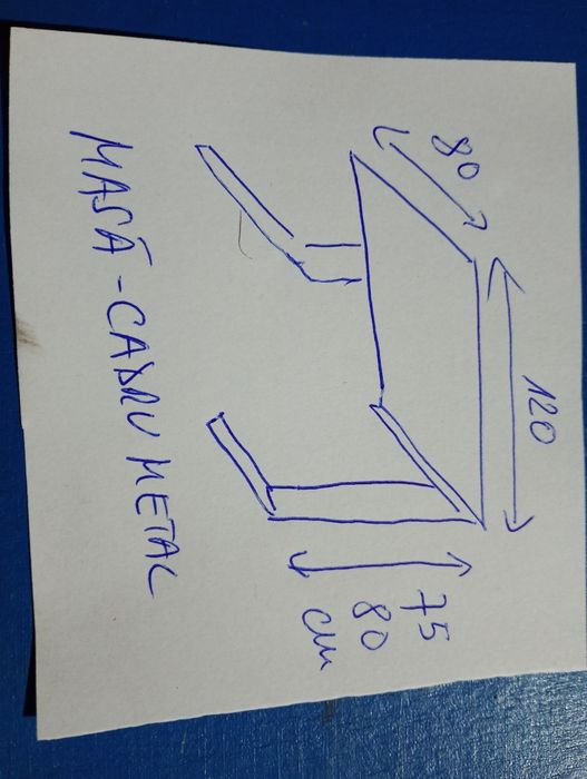 Masa de lucru metal cadru