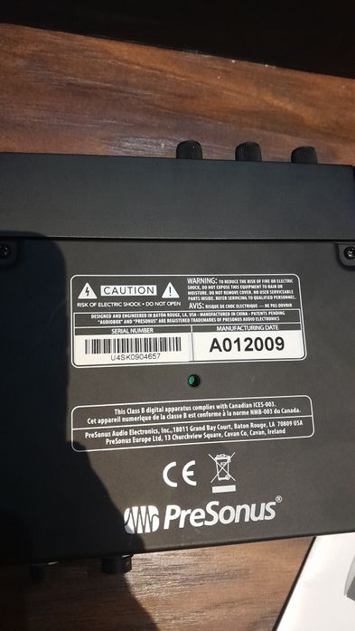 Аудио интерфейс външна звукова карта за подкаст и инфлуенсъри PreSonus