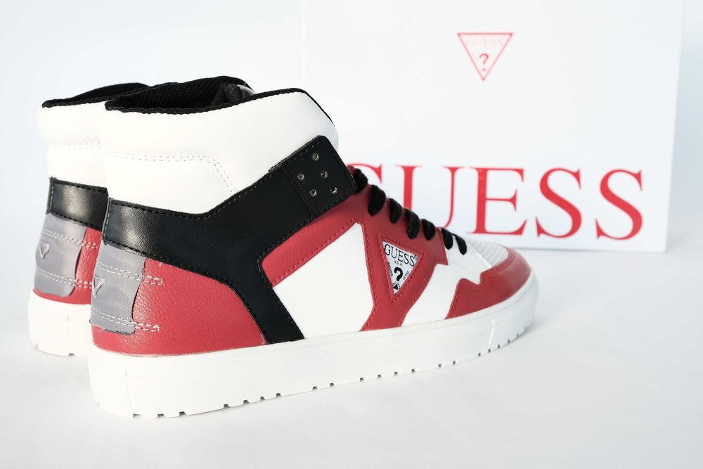 ПРОМО GUESS 42   размер-Оригинални мъжки високи кецове-кожа