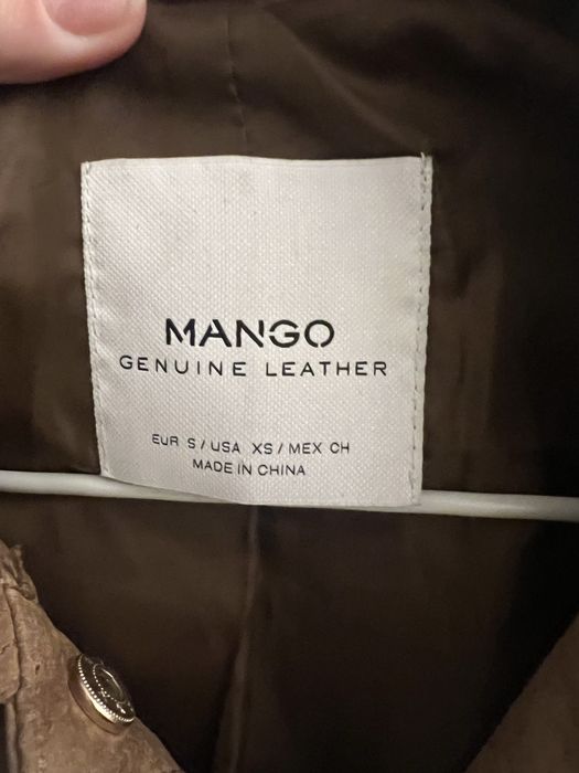Кожаная крутка mango