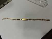 Brățară cu tăbliță  aur 18k 3.79gr (r)