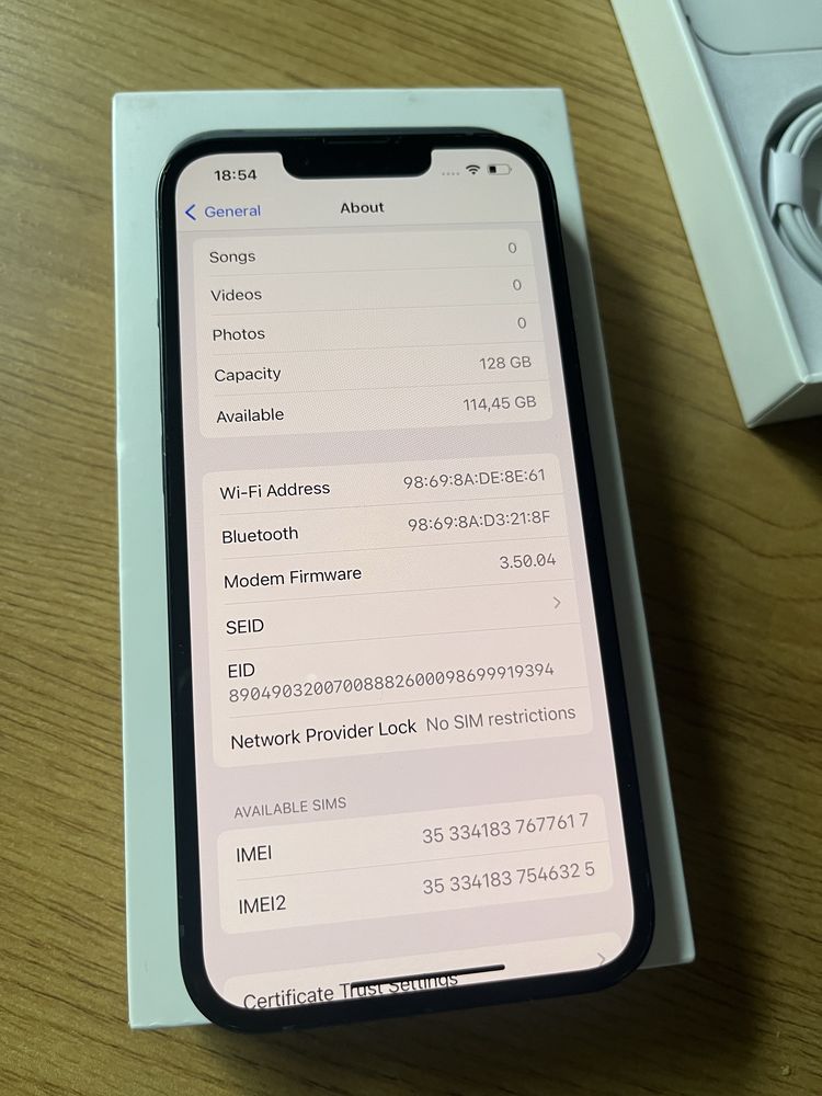 Бартер iphone 13 128gb 100%