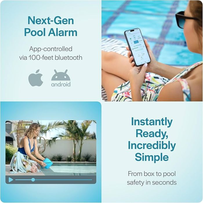 Alarma pentru intrarea în piscina