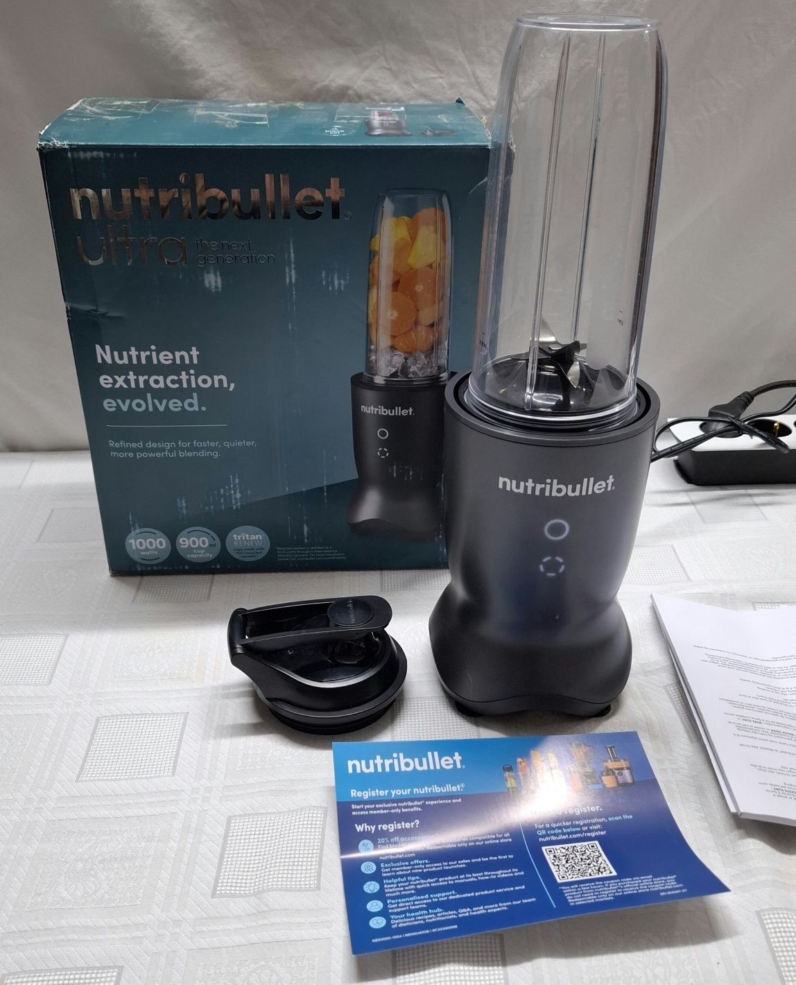 Смути блендер Nutribullet  Ultra  tritan Renew Cup  1000w