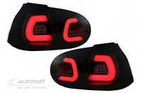 Stopuri Tube LED BAR compatibil cu VW Golf 5 V (2004-2009) Negru Fumuriu