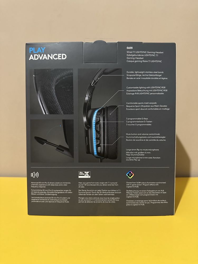 Здравейте, продавам Слушалки Logitech G635