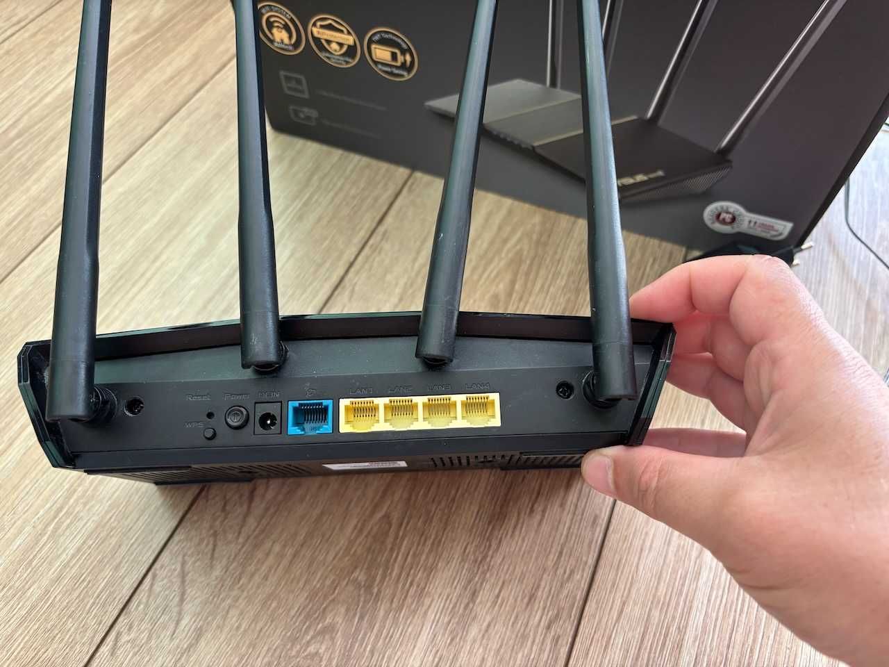 Рутер ASUS RT-AX57 Dual-band, WI-FI 6, Gigabit