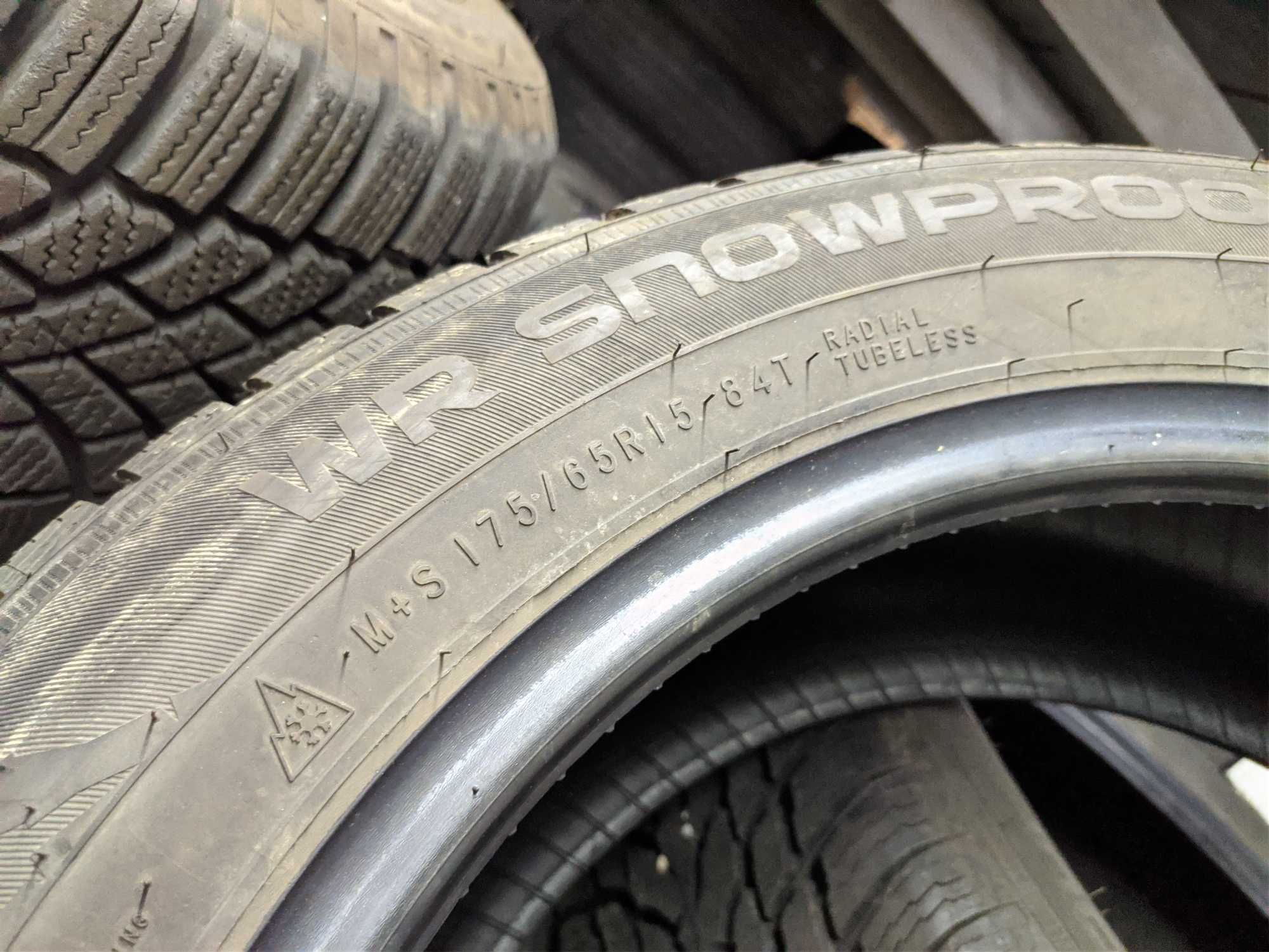2бр Като нови зимни гуми 175 65 15 - Nokian - DOT 2022