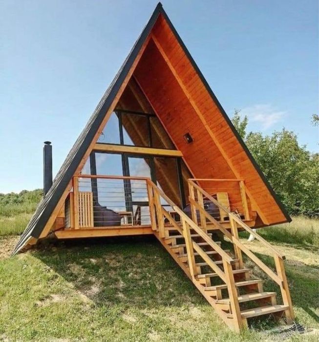 Vand cabane tip A frame