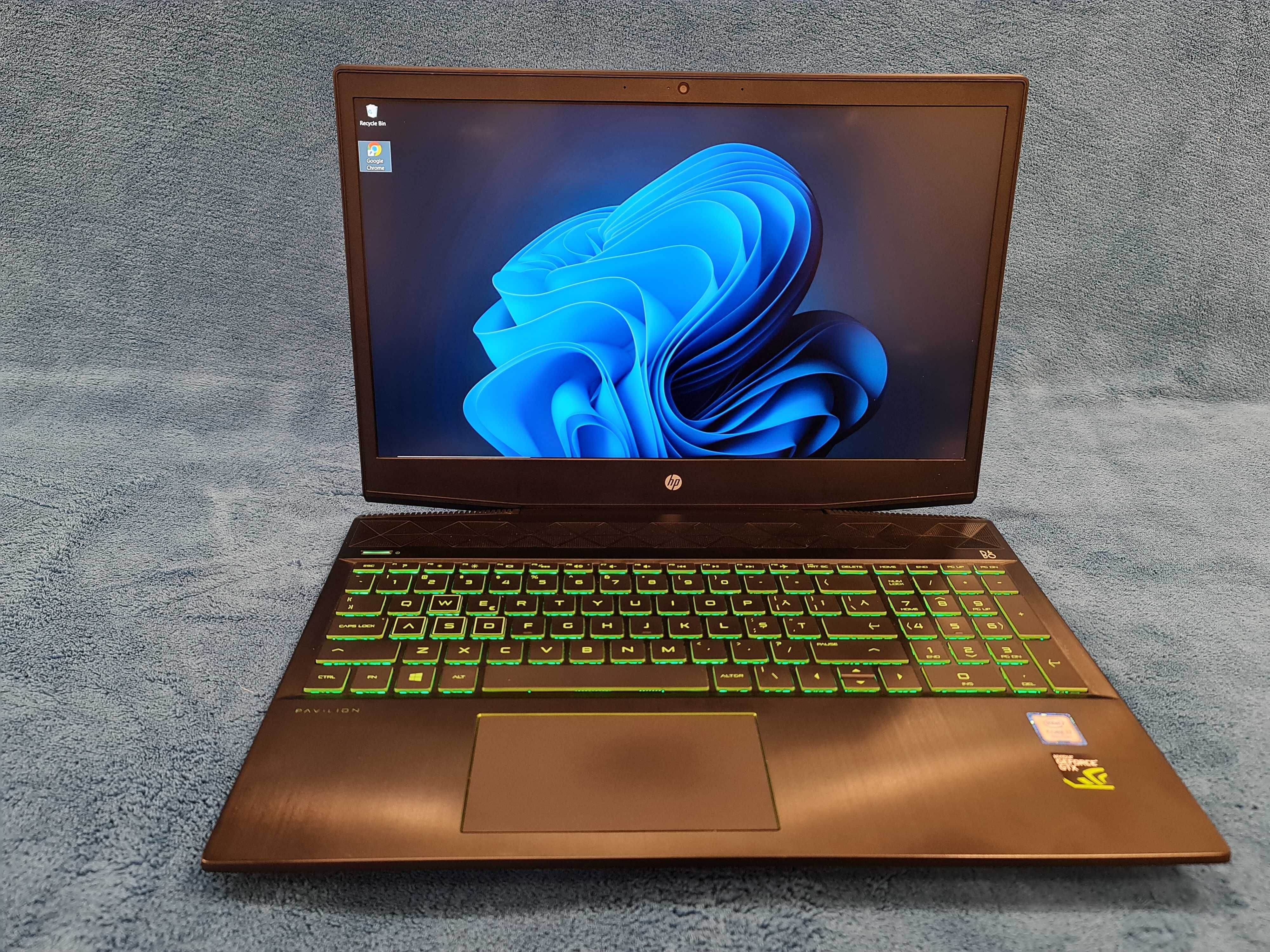 Laptop gaming HP nou, intel core- i7-8750H, video NVIDIA , 16 gb ram