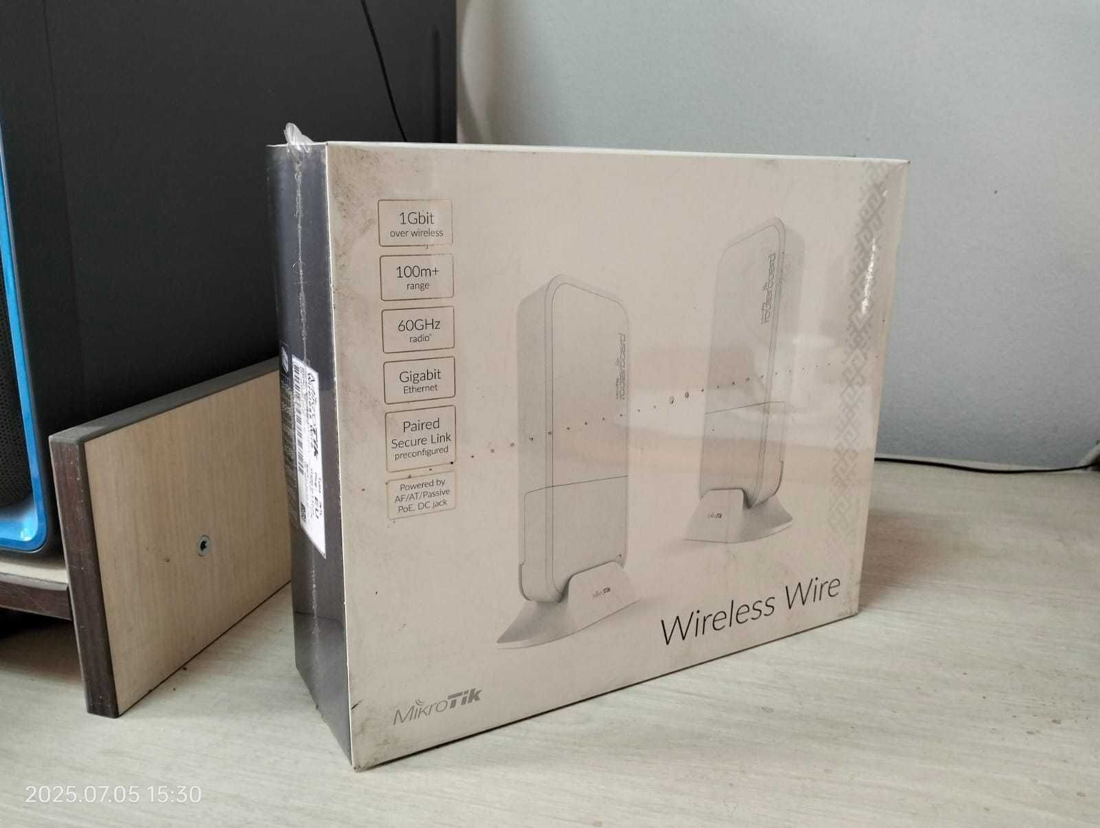 Радиомост Mikrotik Wireless Wire, 60 ГГц.
