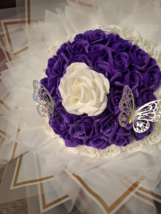 Buchete de trandafiri parfumati din săpun