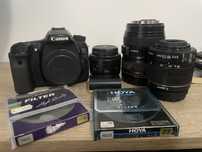 Фотоапарат Canon eos 70d+обективи и аксесоари