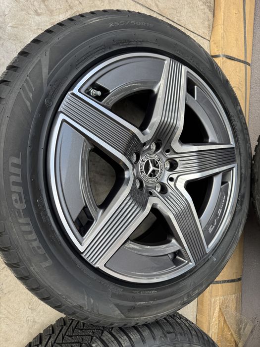 Jante Originale Mercedes AMG R19 GLC A254 W253 echipate iarna noi2025