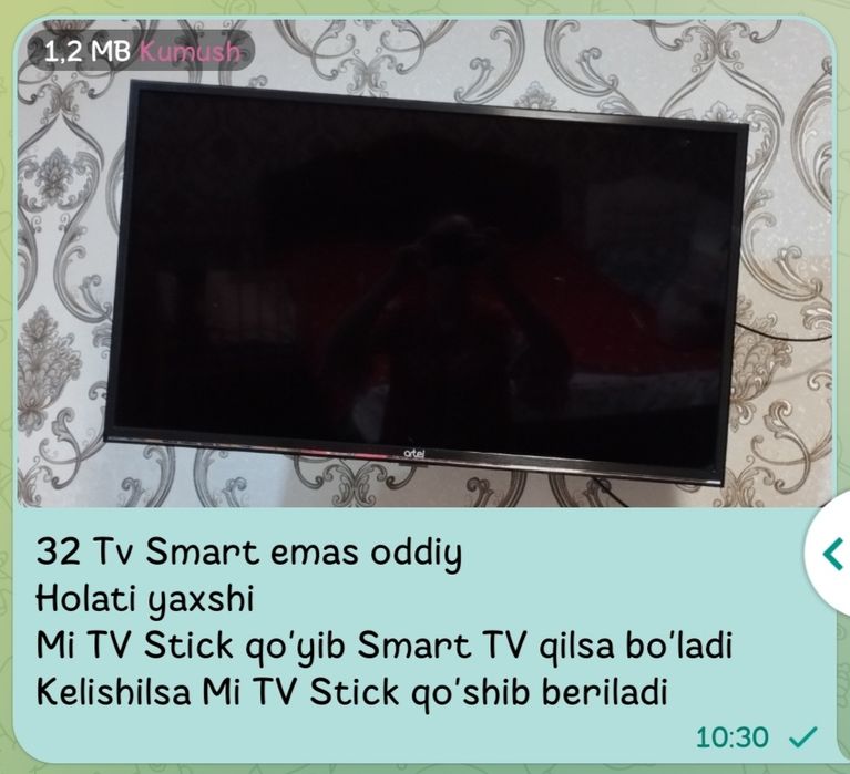 32 TV Smart emas oddiy