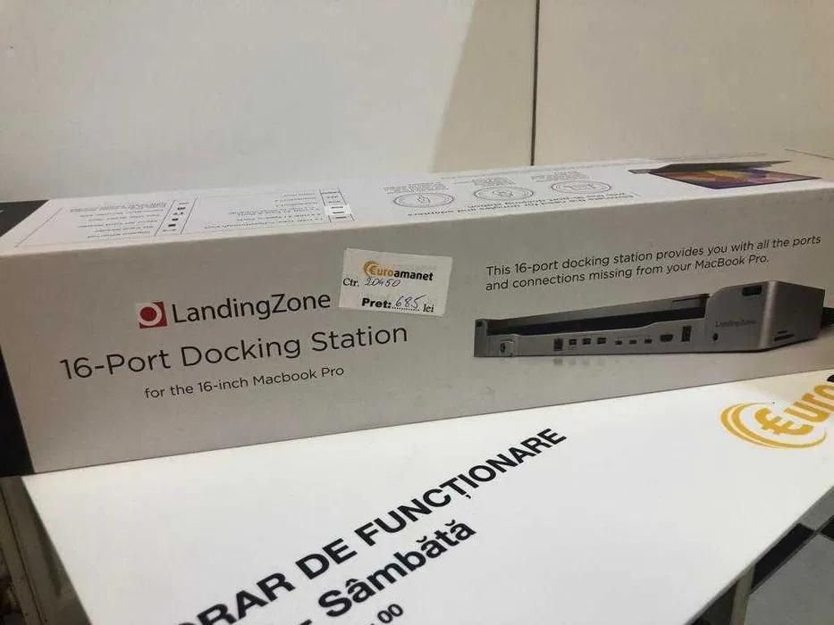 LandingZone 16-Port Docking Station Pentru 2019 16" MacBook Pro -I-