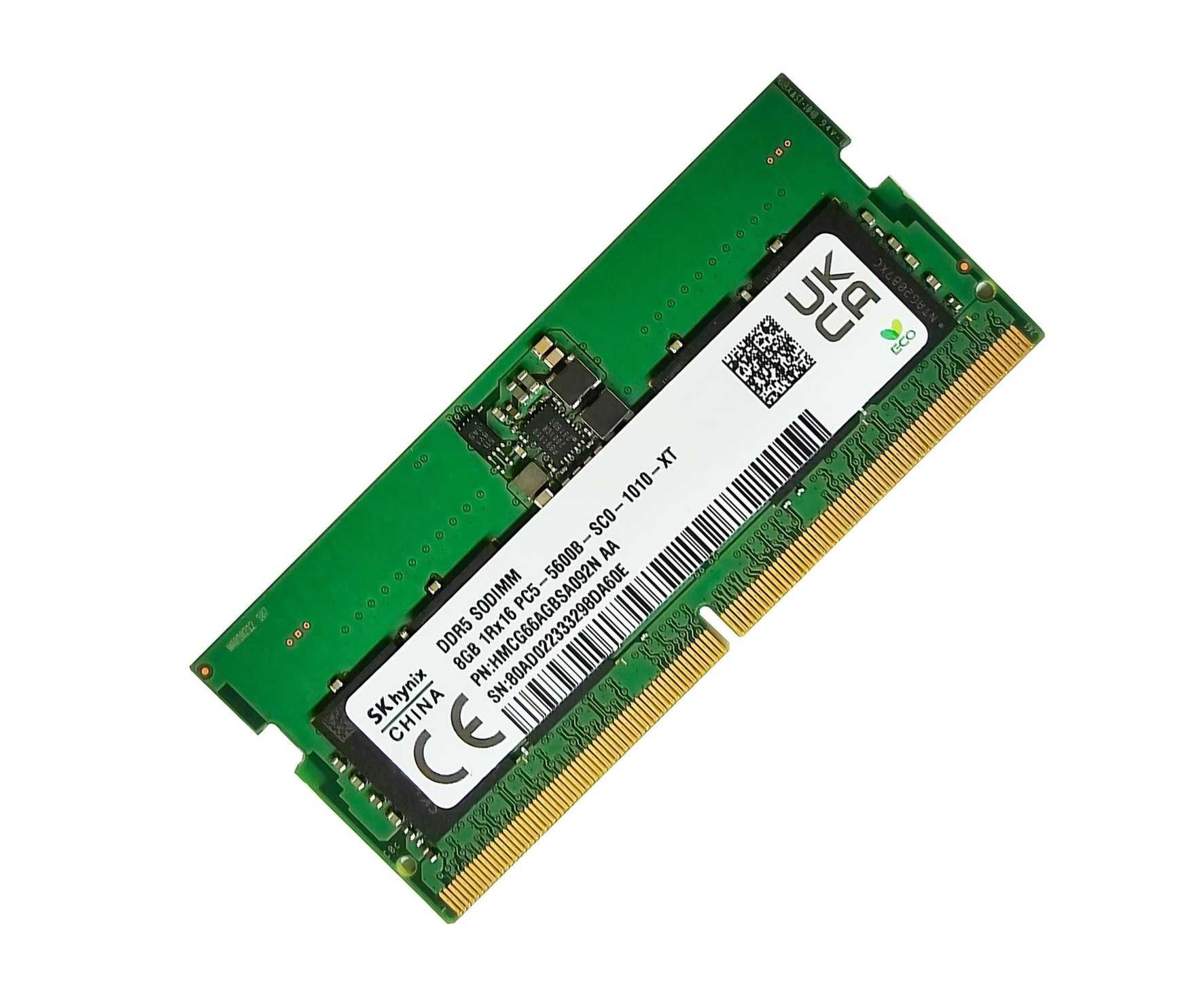 Оперативная память Sk Hynix 8GB DDR5 5600Mhz SO-DIMM