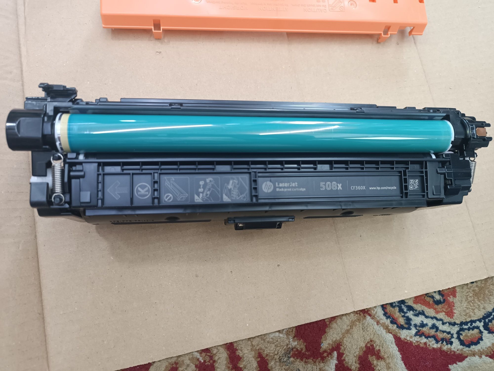 Картридж laserjet 508X. Cf360x. Б/У. Работоспособность неизвестна