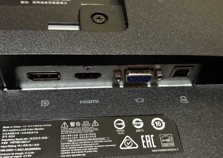 HP EliteDisplay E232 – 23” Full HD монитор