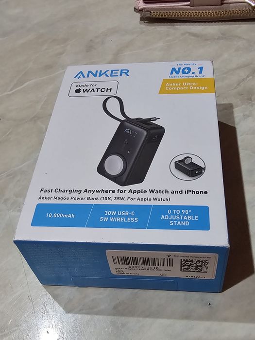 Acumulator extern Anker MagGo Apple Watch Ultra-Slim