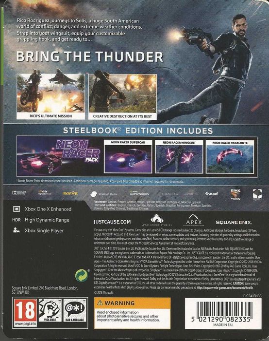 Vând Jocul Just Cause 4 Steelbook Edition pentru Xbox One