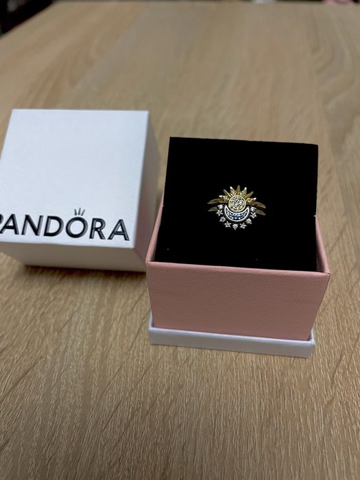 Set de 2 inele Pandora moon &sun