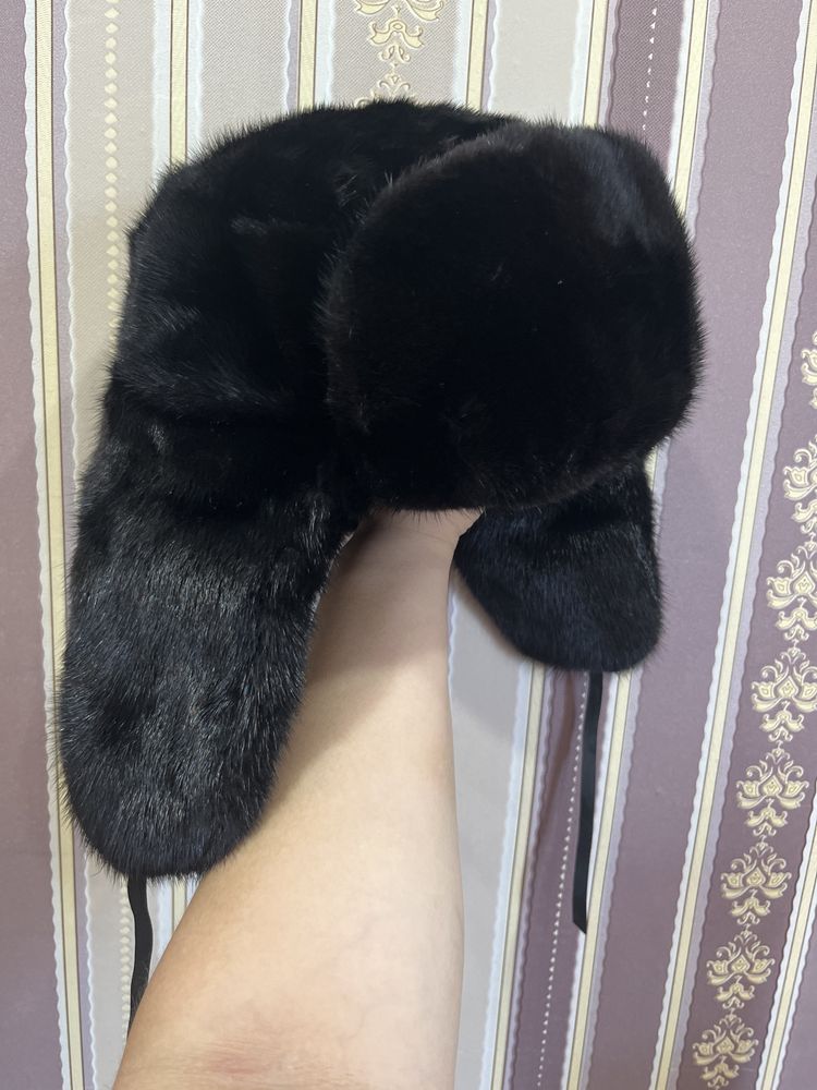 Продам норковую мужскую ушанку