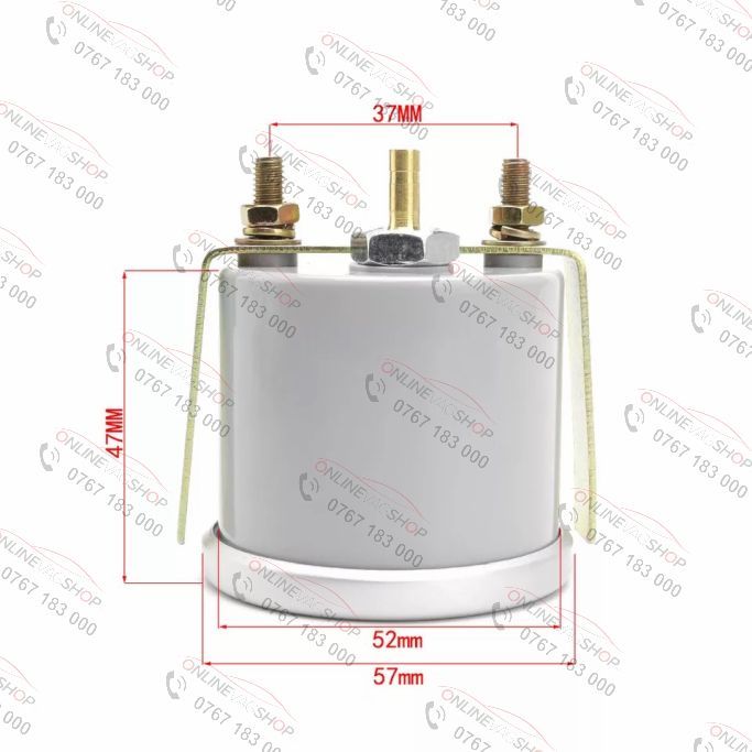 Ceas turbo boost 3 BAR cu diametru 52mm