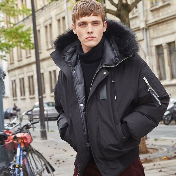 The KOOPLES : Bomber Down Jacket   -Зимно яке размер М/Оригинал