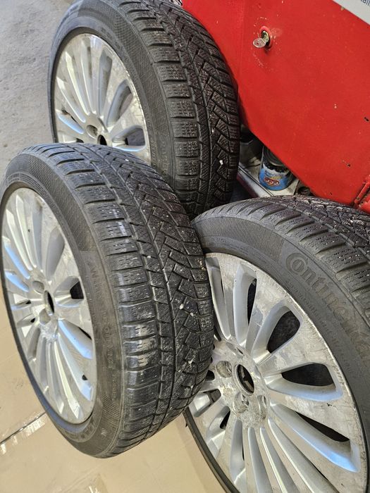 Алуминиеви джанти Ford 17 + гуми 205 50 17 Continental зимни