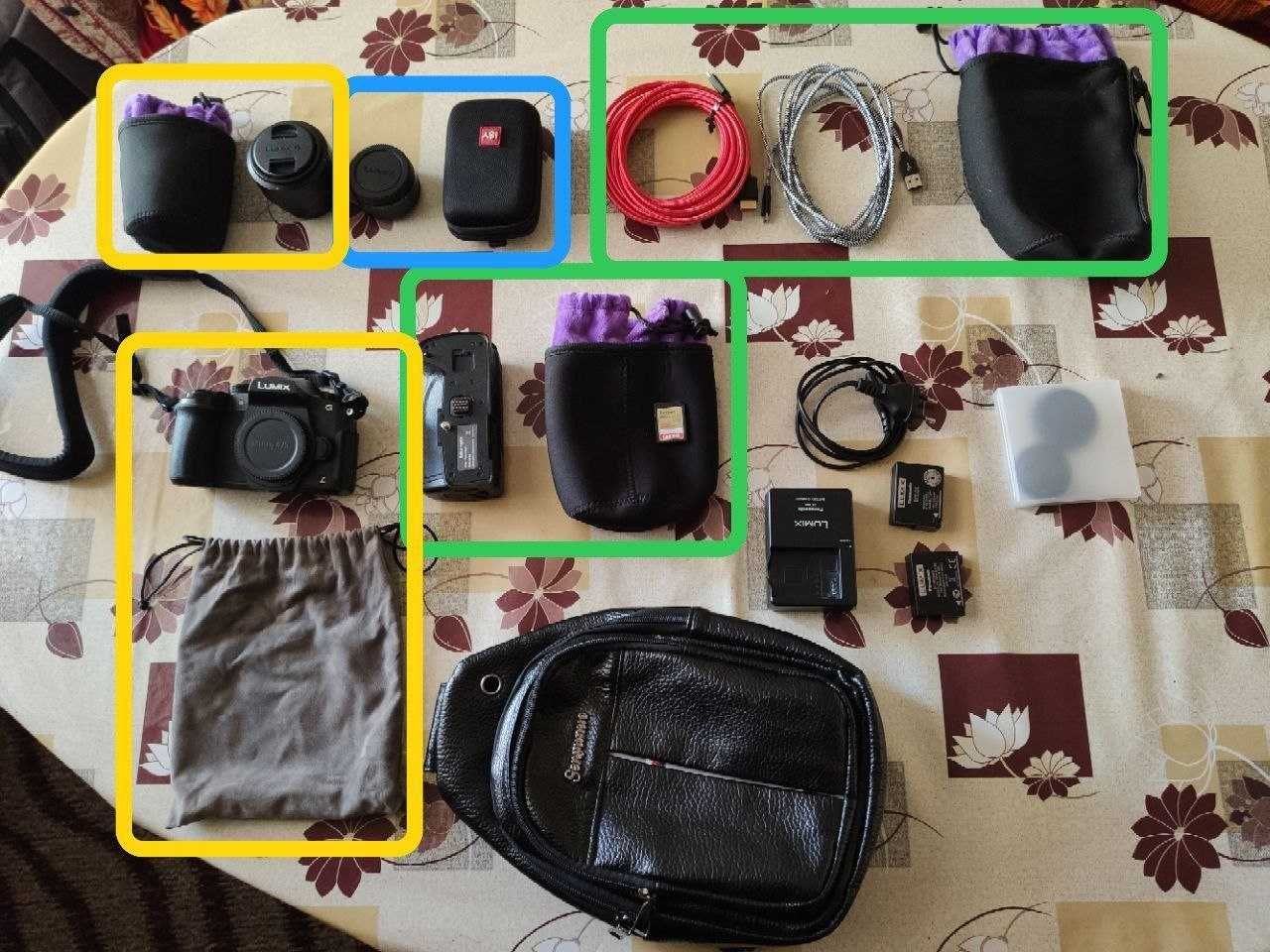 Panasonic Lumix G80 4Kvideo (две линзы, нижняя рукоятка, штатив)