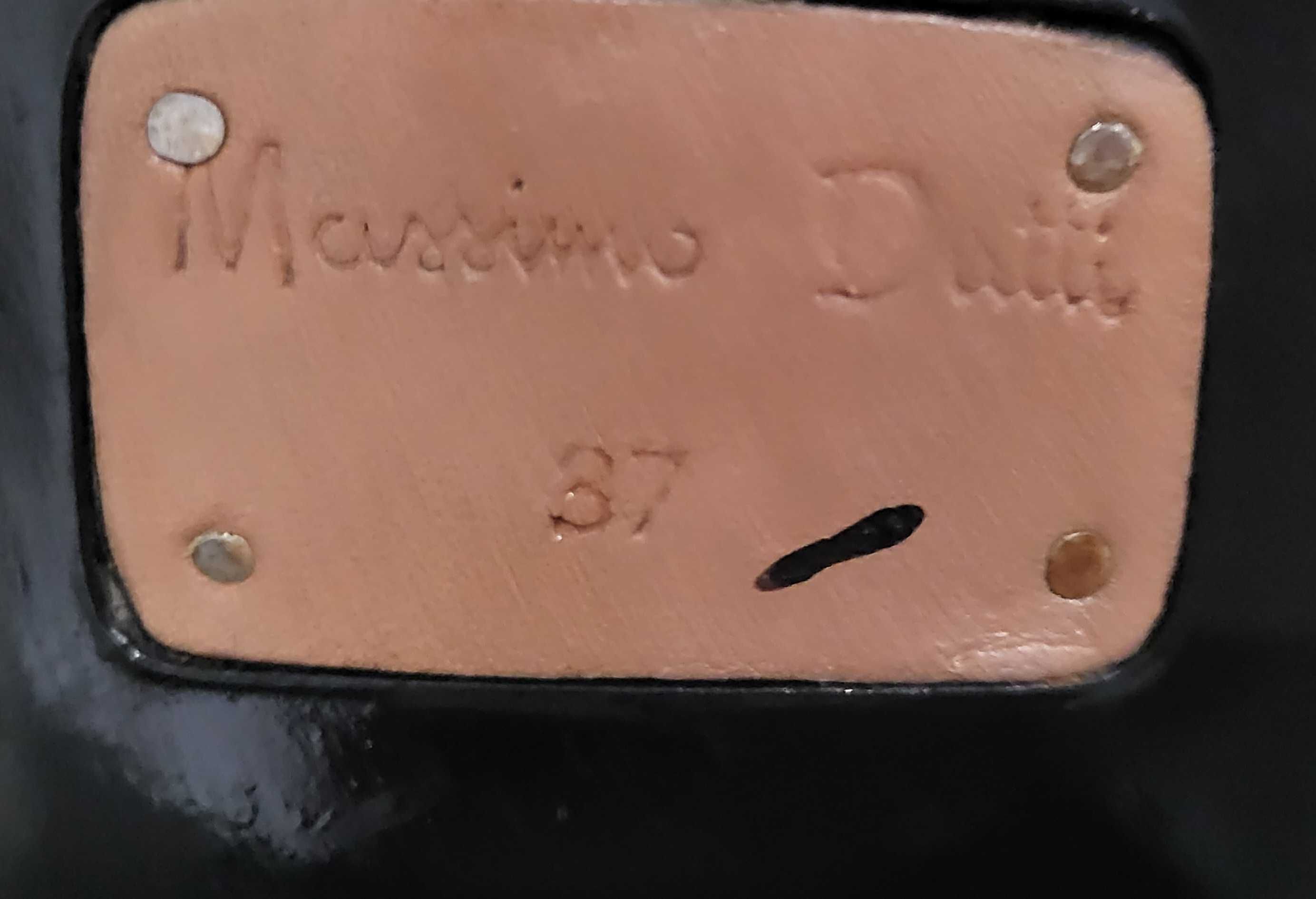 Боти Massimo Dutti естествен велур
