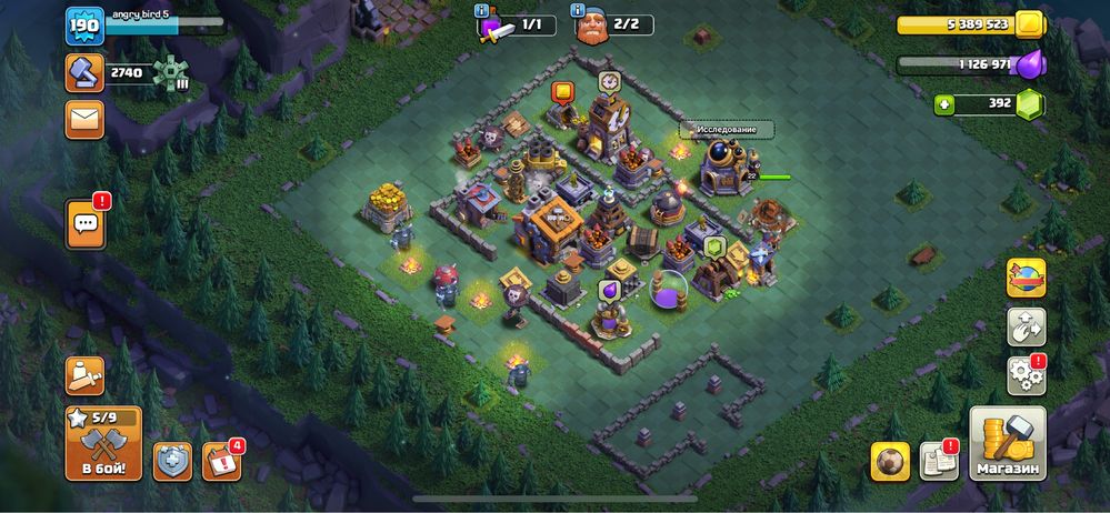 Clash of Clans 12 Ратуша
