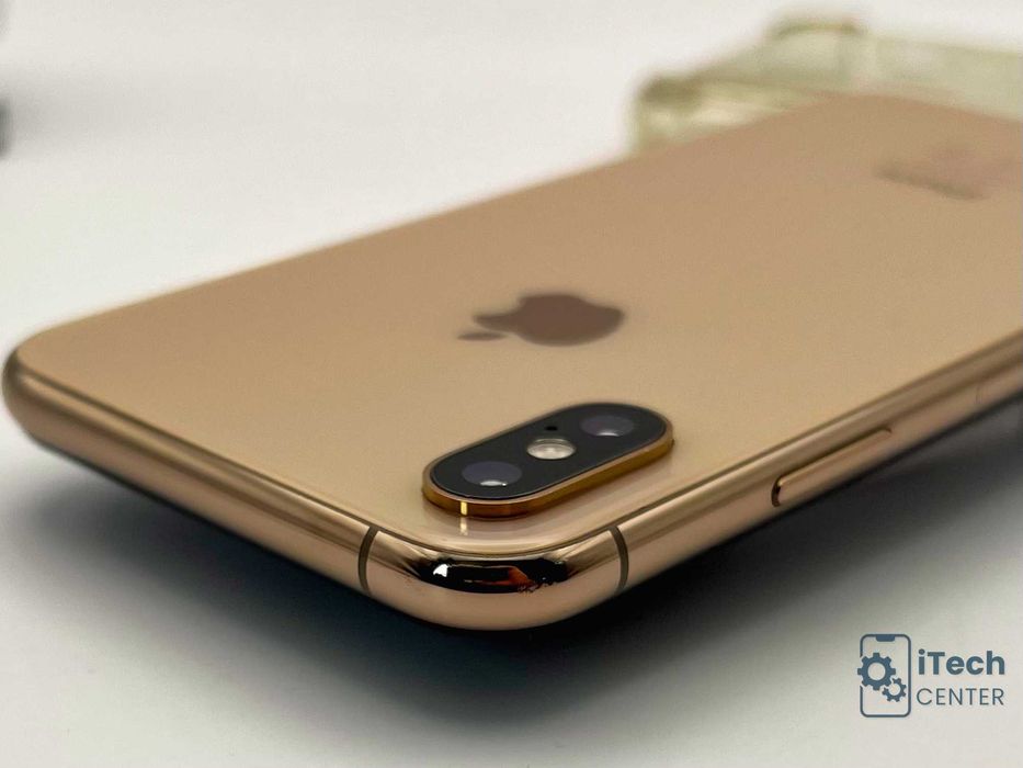 iPhone Xs, 64GB, Gold, 100% батерия, КАТО НОВ, ГАРАНЦИЯ!