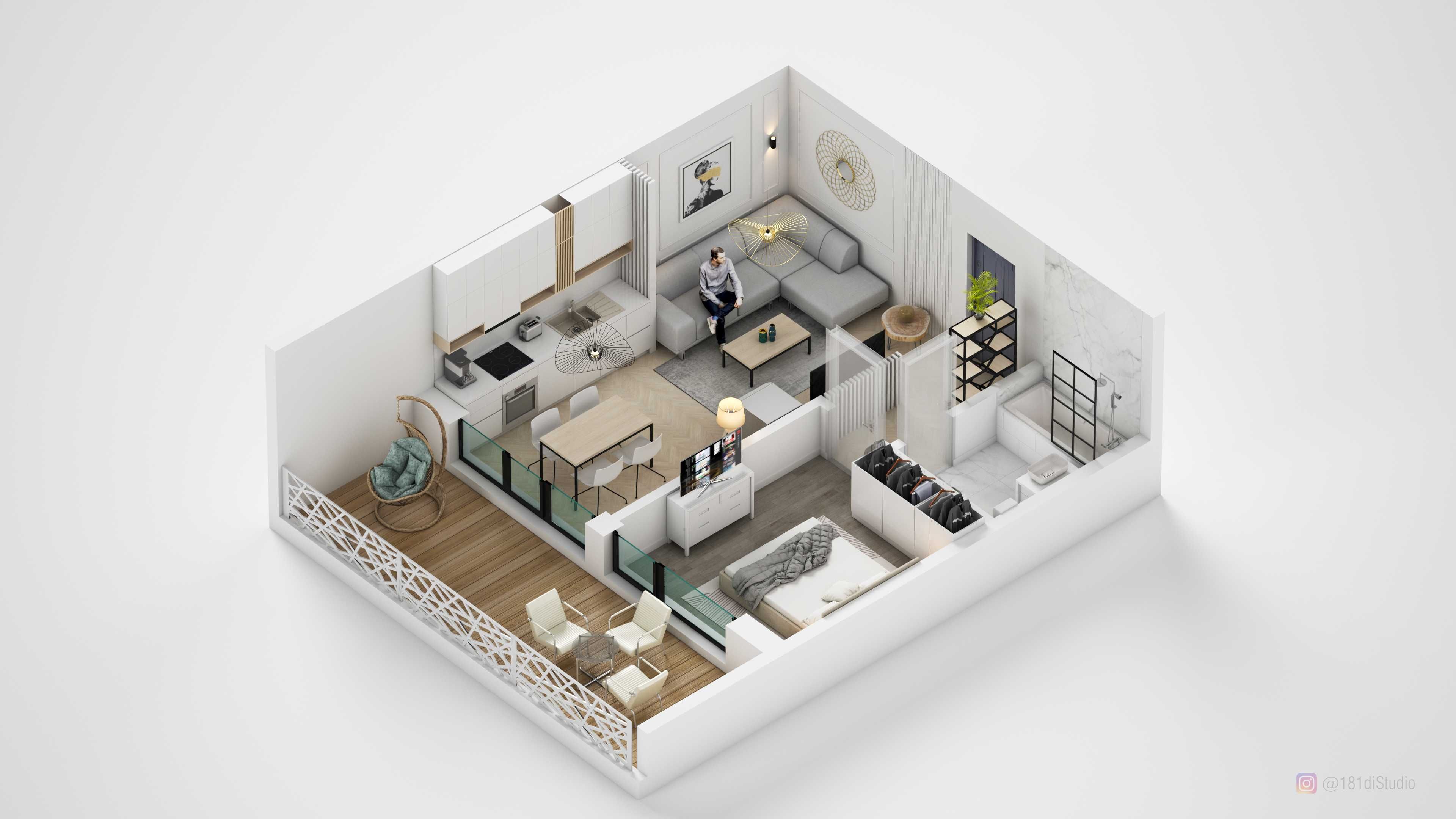 Apartamente Premium la Mare – 2 Camere + Piscină Privată  -Ap -08