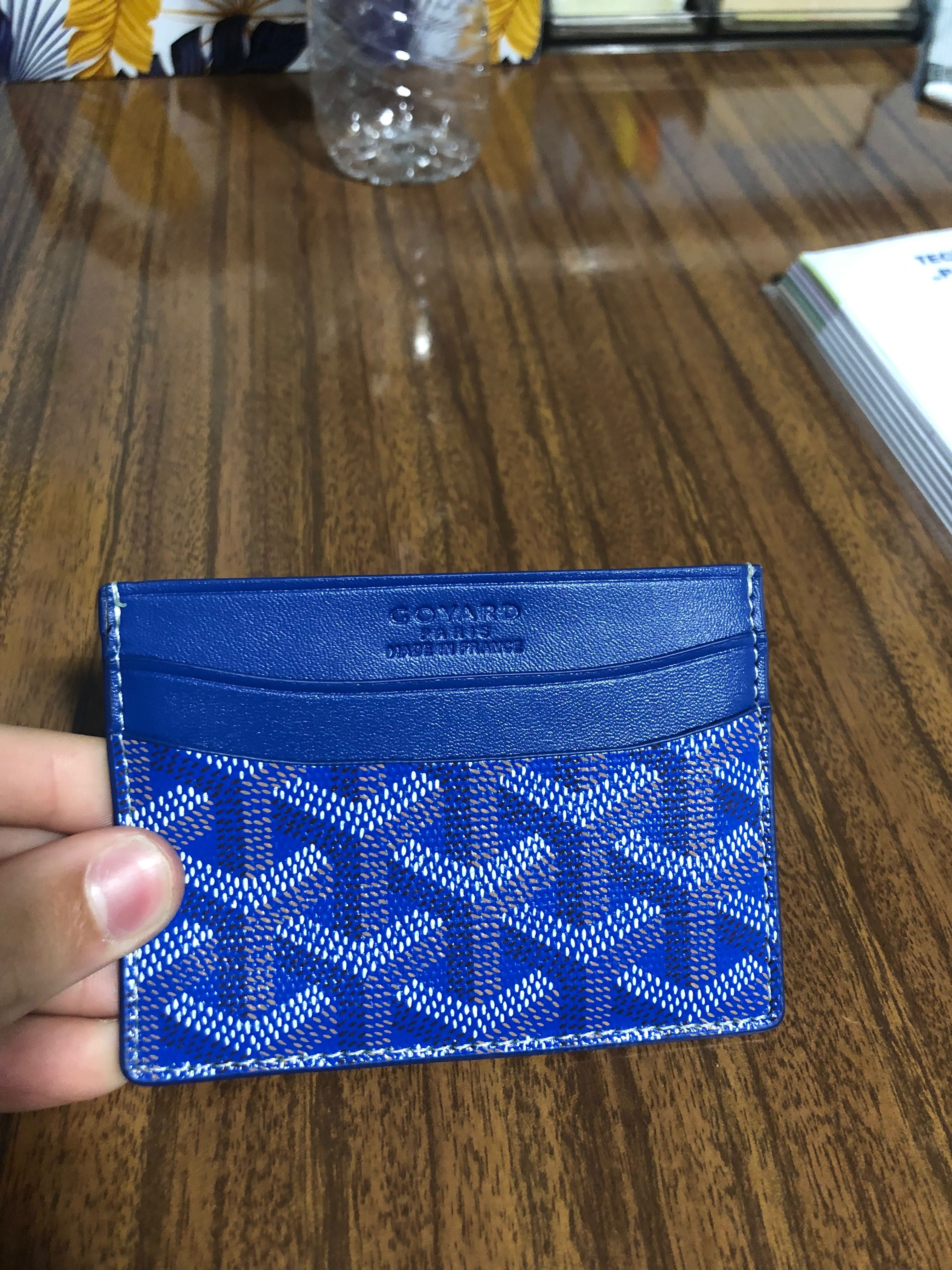 Goyard card holder чисто нов