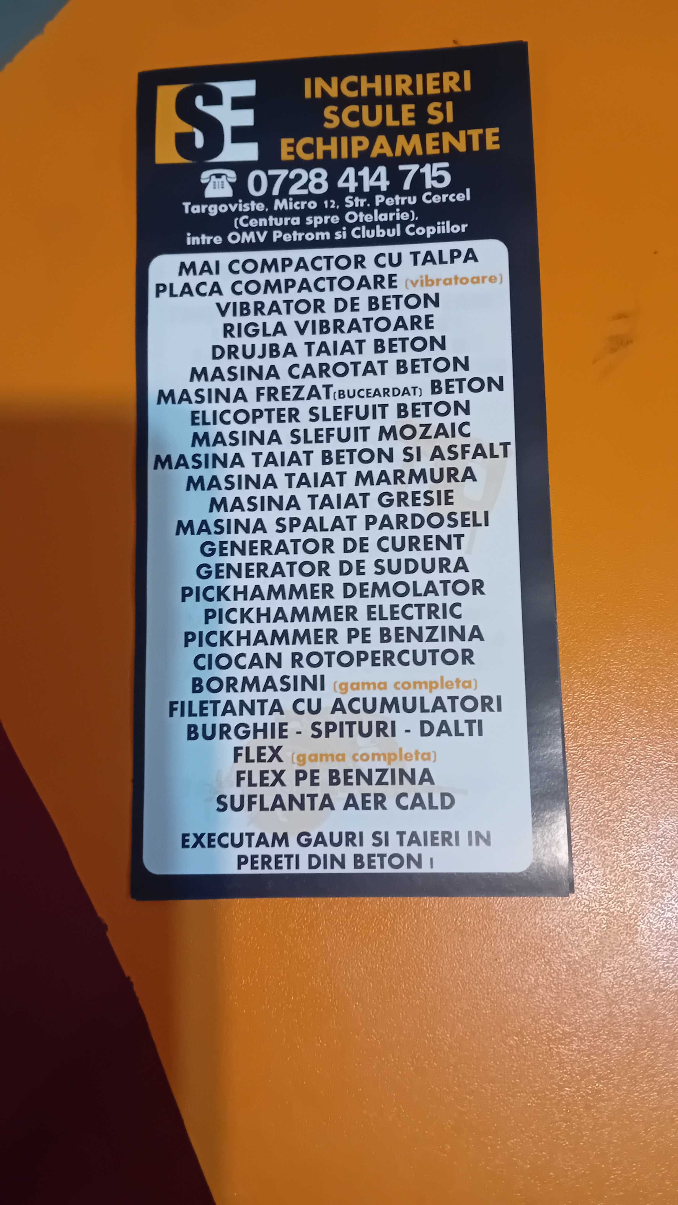 Schela metalica popi metalici compresor aer rigla dreptar vibrant