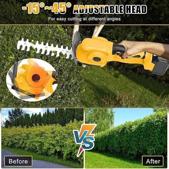 Set de foarfece de iarbă cu baterie, compatibile cu Dewalt 18 V 20 V,